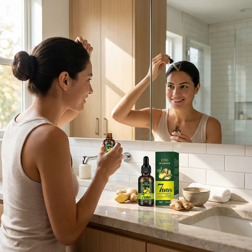 Aceite de Jengibre para el Pelo de Mujeres